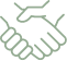 Icon of two people shaking hands